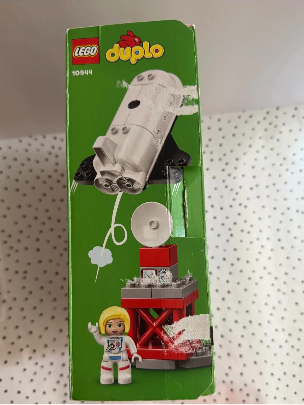LEGO Duplo White Space Shuttle Mission Toy – 23 pcs